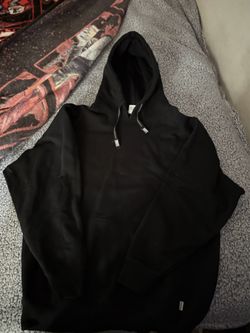 pro club/hoodie/ black/ large.