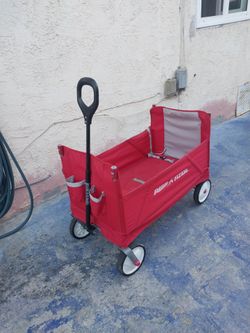 RED RADIO FLYER EZ FOLD WAGON