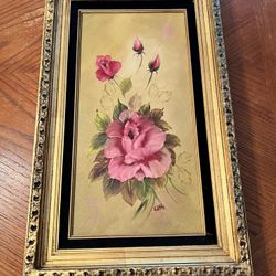 Vintage Floral oil painting
