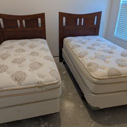 Two Twin Single Mattress Set S