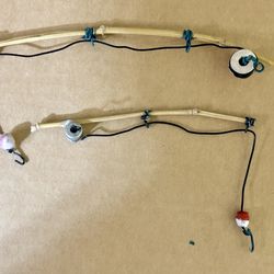 Mini Bamboo Fishing Pole Decor – Rustic Cabin Style