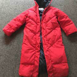 Girls The Company Store Down filled coat sz. large - fits 10-12-14 - One Of A Kind! gorgeous!