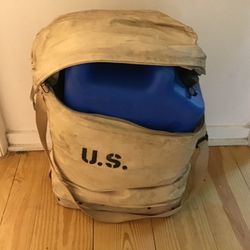 United States Military Jug And Case Fuel/Water 