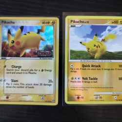 Pokemon Pikachu Power Keepers Reverse & Pikachu Team Magma vs Team Aqua Reverse