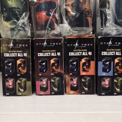 2008 Burger King Star Trek Collectible Glasses Complete Set Of Four