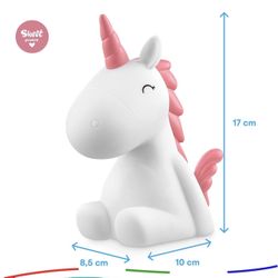 Unicorn Candy LED Light Cute Gifts for Girls, Boys, kids - Battery Operated (1.6 W) Table, Desk & Beside Cute Lamp Both Color Changing & Wraped in Gif
