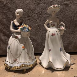 KPM Berlin porcelain vintage antique figurines set of 2