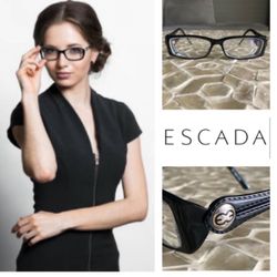 Escada VES 123 Col.700 Eyeglasses 54-15-140 IN Black ‘Made in Italy’