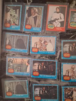 1977 vintage star wars Trading cards