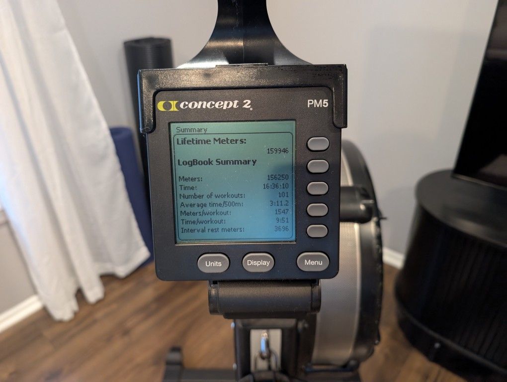 Black Concept 2 Model D Rower - PM5