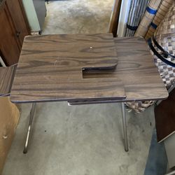 Vintage Collapsible Sewing Table