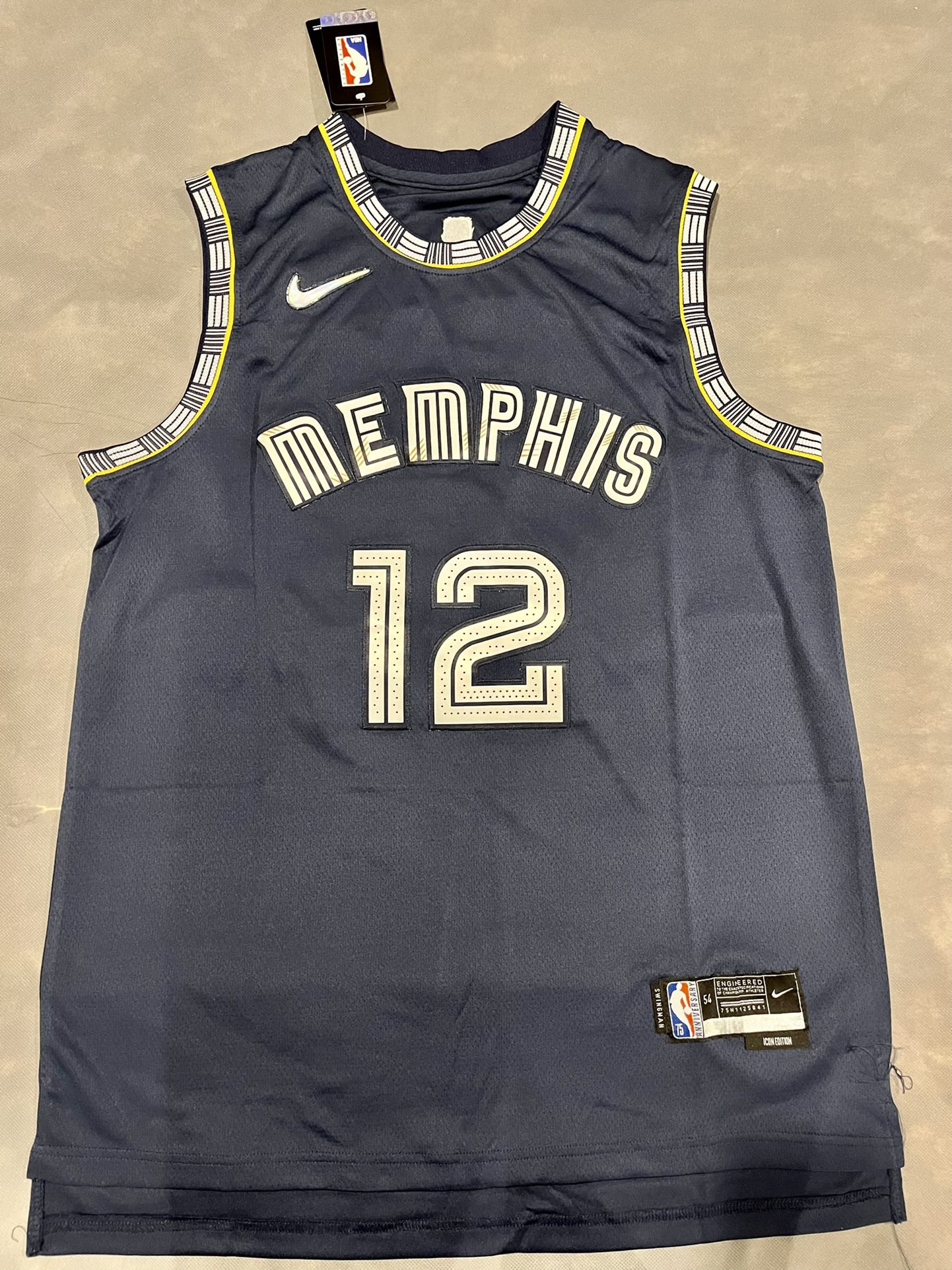 Morant 12 Memphis 2XL Jersey