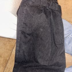 Pants - Grey/Black dress pants & black cargo Wrangler