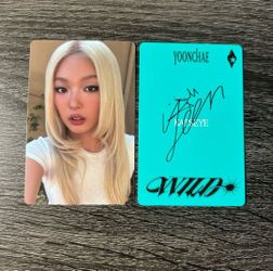 Katseye Yoonchae Wild Barnes & Noble Exclusive Photocard (Read Description)