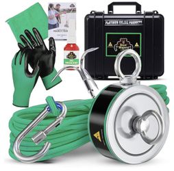2000LB’s Complete Magnet Fishing Kit | Double Sided Fishing Magnet Kit