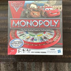 Unopened Monopoly Cars Board Game 