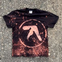 Apex Twin custom bleached t - shirt