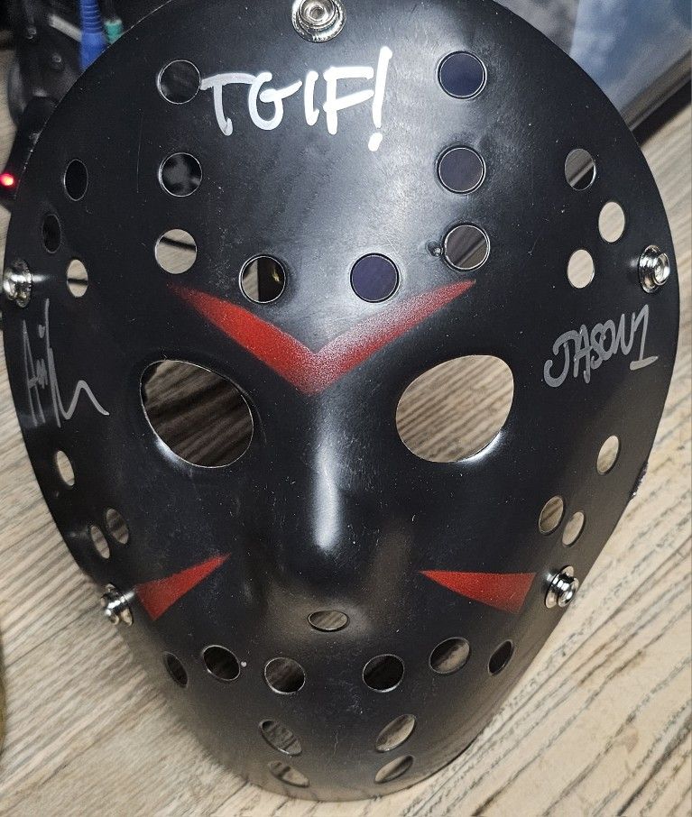 Jason Mask Signed