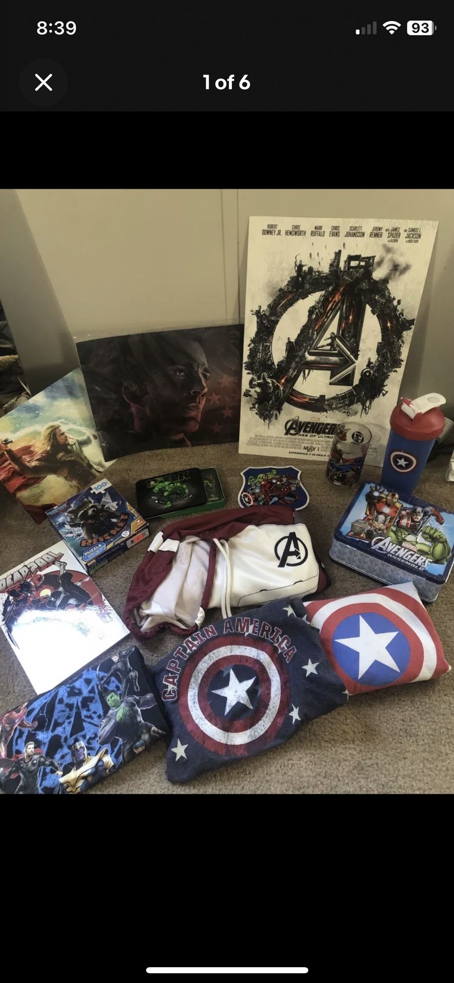Marvel Avengers Memorabilia