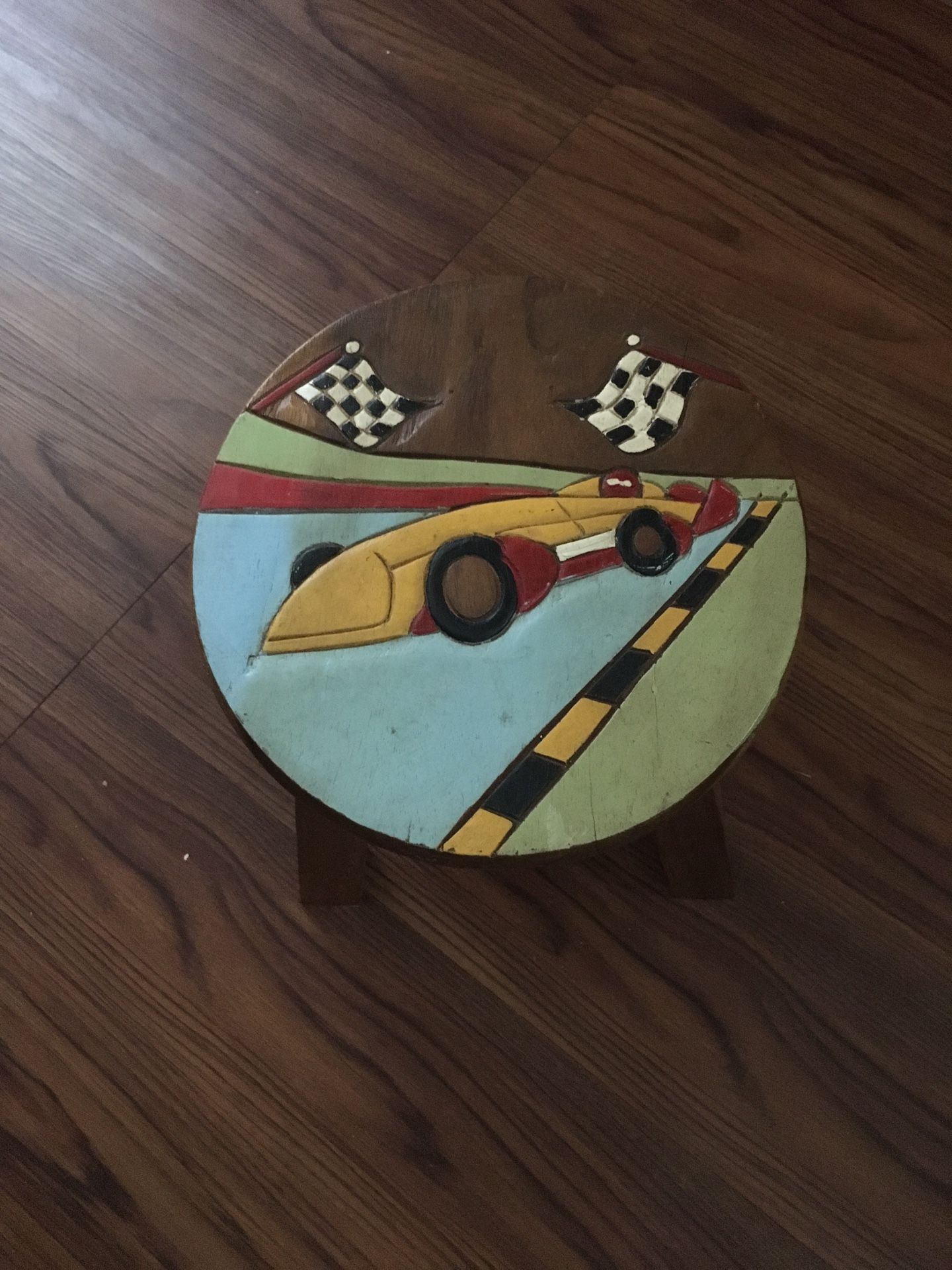 Race car stool
