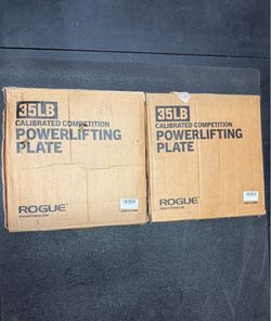 Rogue Calibrated Plates- New in Box
