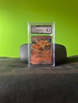 Pokemon Charizard EX CGC 8.5