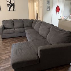 grey sectional couch