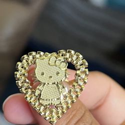 hello kitty gold ring