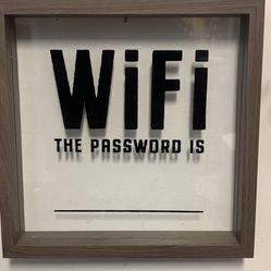 Wifi Password Frame