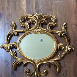 Antique gold mirror