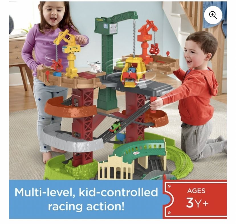 Thomas & Friends Trains & Cranes Super Tower Motorized Toy Train Playset