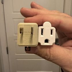 Two 3 Prong To 2 Prong Converters 