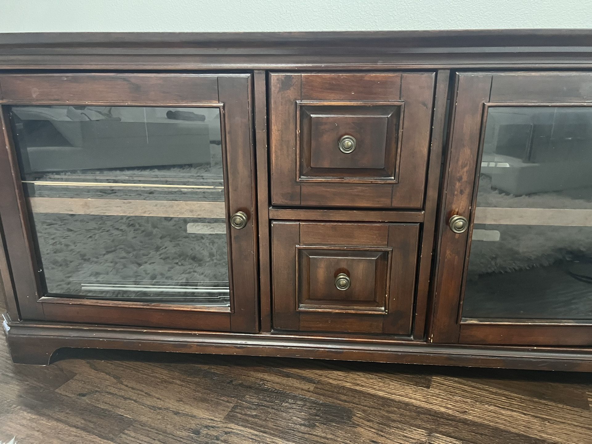 Media Console Solid Wood 60x20x25