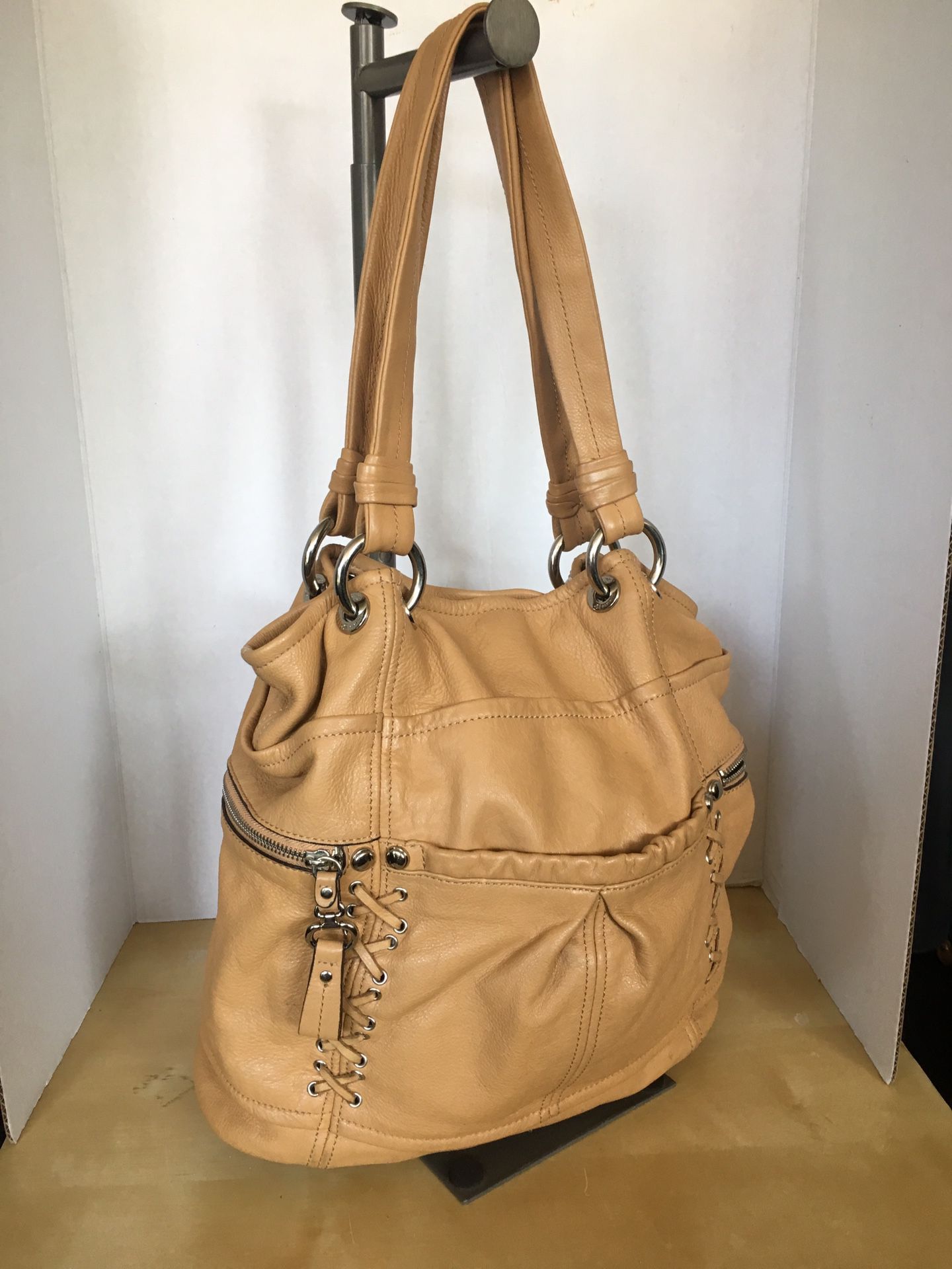 B Makowsky genuine leather tote bag purse retails for $300