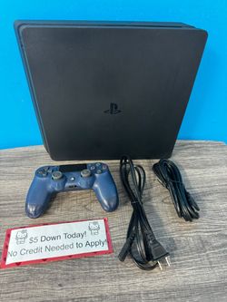 Sony Playstation 4 PS4 Slim Gaming Console - Pay $5 To take It home And pay The rest Later