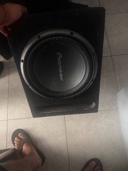 Pioneer car subwoofer