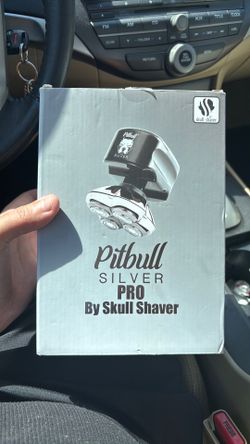 Pitbull silver skull shaver