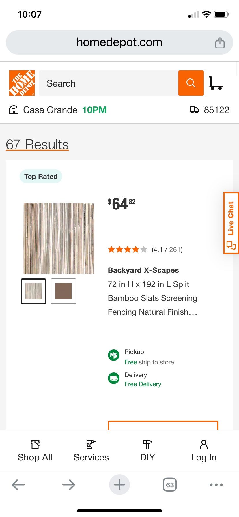 BAMBOO - Fence, Privacy Screen Brand New