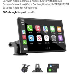 Portable Wireless Carplay Car Stereo