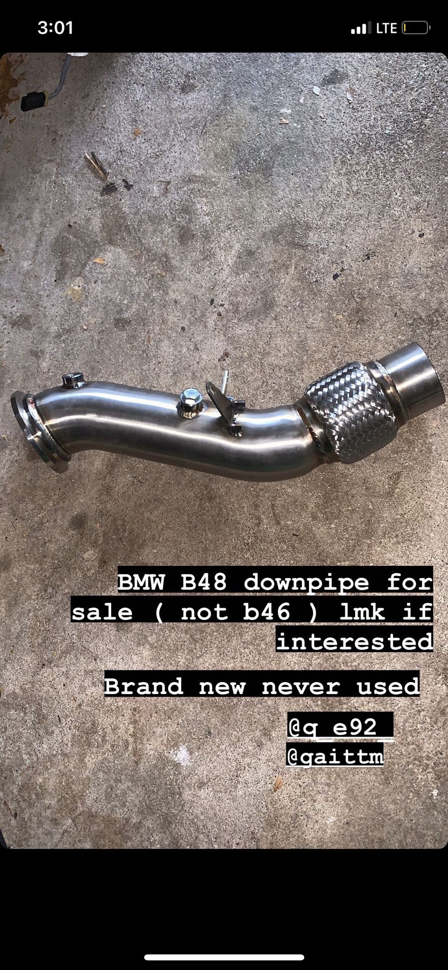 BMW B48 Catless Downpipe