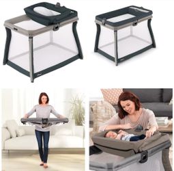 NIB!! Chicco Fast Asleep Playard - Nordic - 2-in-1 Changer/Napper