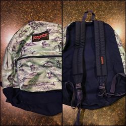 Sea foam/Palm JanSport back pack