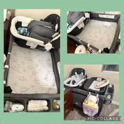 Baby Nursery Den Playard & bed