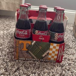 1998 UT National  Champions Coke bottles 