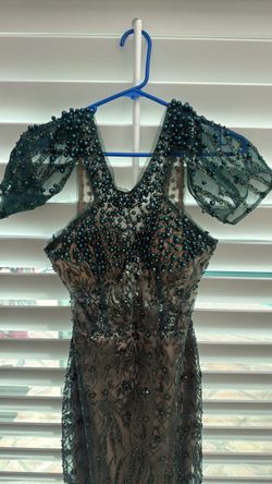 Beaded Sequin Formal Gown
