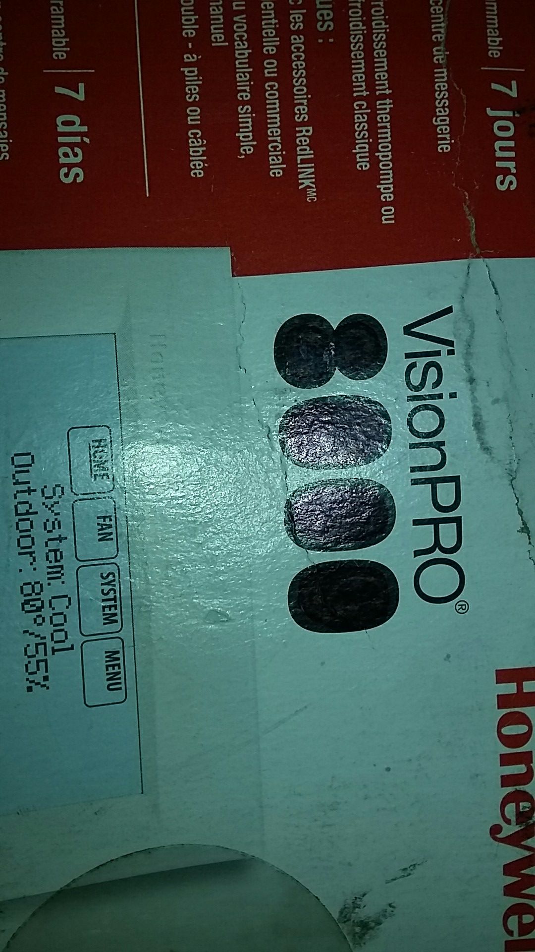 Vision pro thermostat