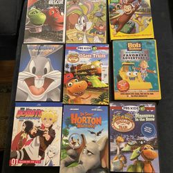 23 Assorted Kids DVD Movies And Shows For 40 Dollars 