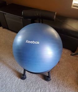 Isokinetics ball chair with Reebok ball
