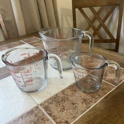 3 Anchor Measuring Cups