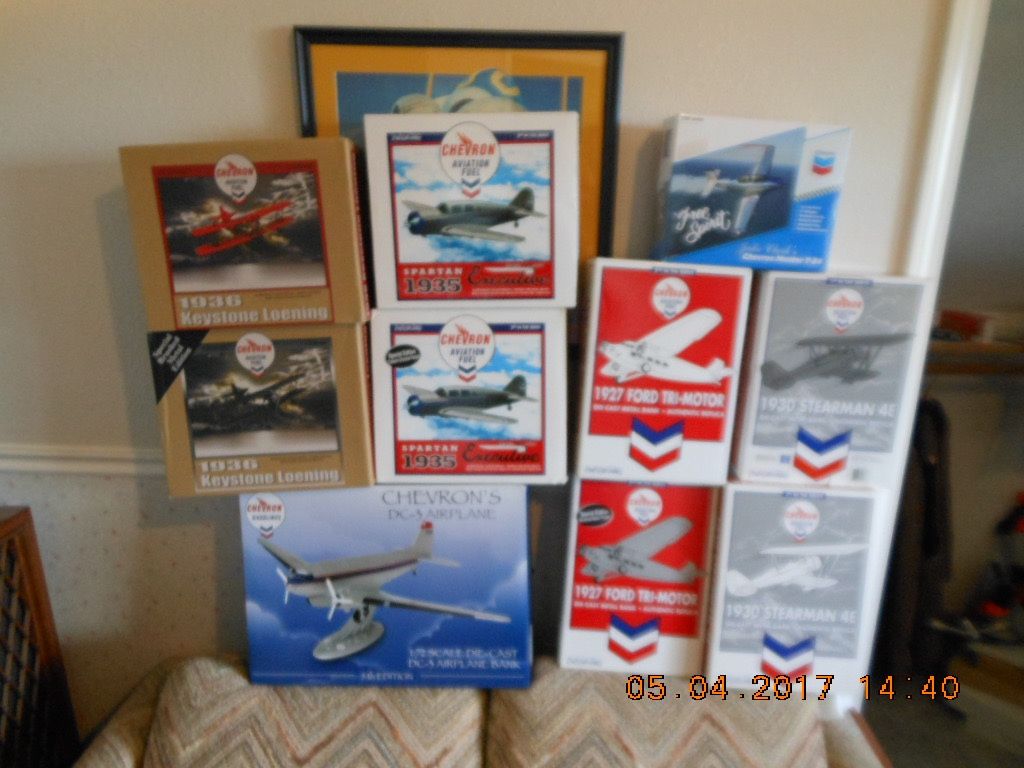 COMPLETE SETS OF THE CHEVRON PLANE SERIES 2004-2009 – ALL NIB